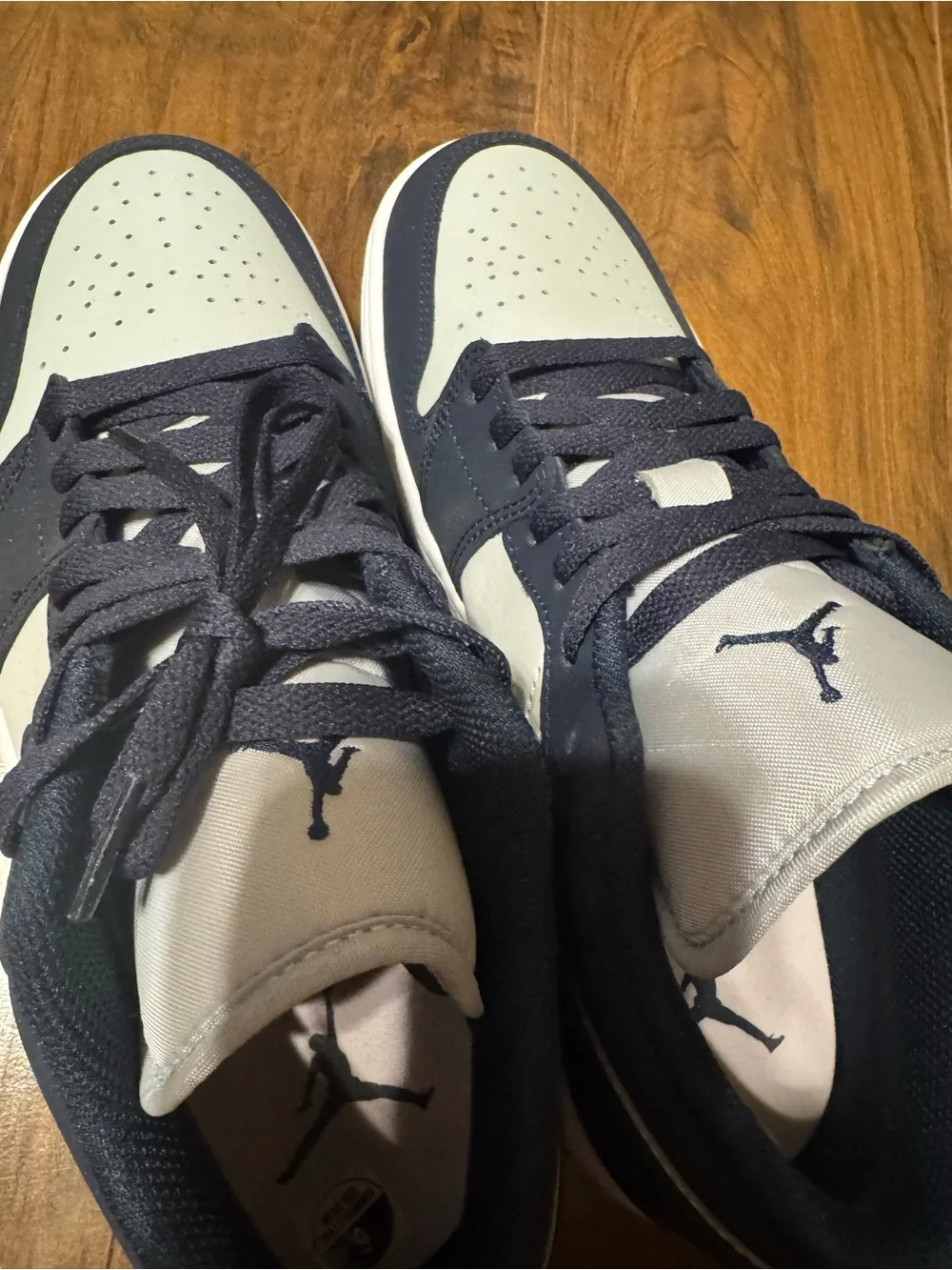 Air Jordan 1 Low Obsidian/Obsidian-grey Fog men’s size 9 brand new